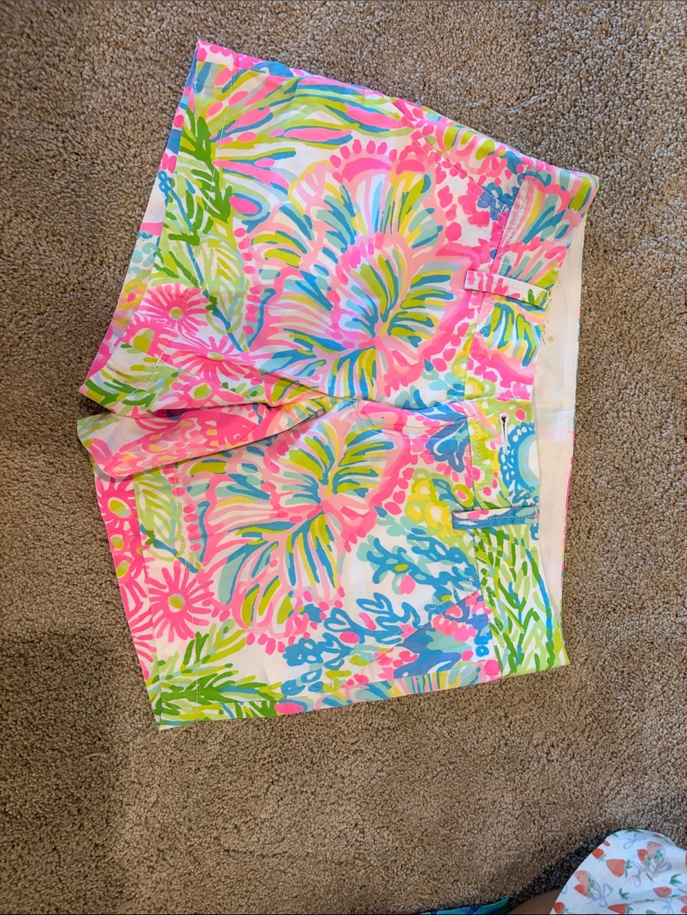 Callahan Tropical Floral Bermuda Shorts - Pink, Blue & Green